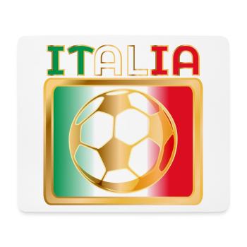 ITALIEN FUSSBALL - Mousepad (Querformat) - Weiß - Vorne