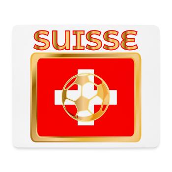 FOOTBALL French in Switzerland - ROMANDIE - Mouse Pad (horizontal) - white - Front