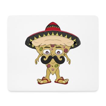 Pizza mexicaine - Tapis de souris (format paysage) - blanc - Devant