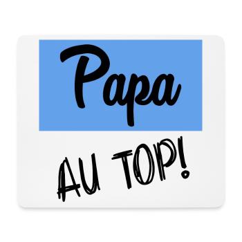HAPPY FATHER'S DAY. DAD. FATHER'S DAY. FATHER - Mouse Pad (horizontal) - white - Front