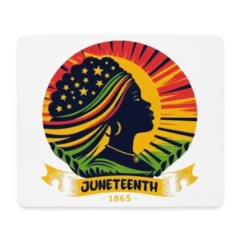 Juneteenth feiern: Freiheit, Erbe, Einheit - Mousepad (Querformat) - Weiß - Vorne