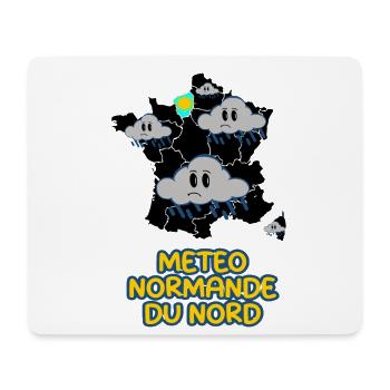 Northern Normandy weather - Mouse Pad (horizontal) - white - Front