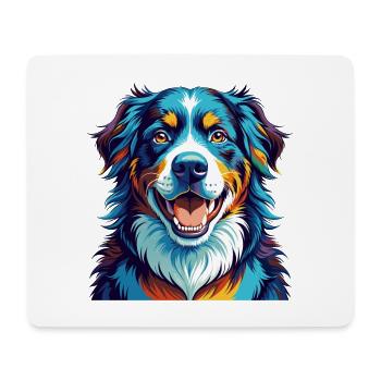 Berner Laufhund Hunderasse Bunte Karikatur Kawaii - Mousepad (Querformat) - Weiß - Vorne
