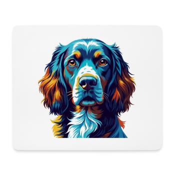 Boykin Spaniel Chien Race Coloré Dessin Animé Kawaii - Tapis de souris (format paysage) - blanc - Devant