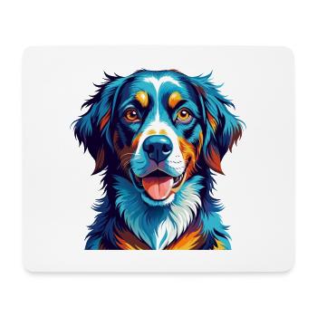 Braque Du Bourbonnais Dog Breed Cartoon Kawaii - Mouse Pad (horizontal) - white - Front