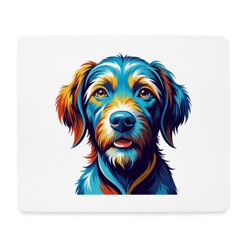 Fauve De Bretagne Dog Breed Cartoon Kawaii - Mouse Pad (horizontal) - white - Front
