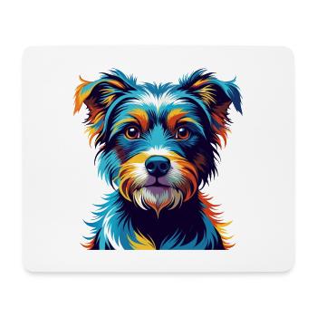 Hamiltonstovare Hunderasse Bunter Cartoon Kawaii - Mousepad (Querformat) - Weiß - Vorne