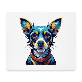 Mallorca Rattler Hunderasse Bunter Cartoon Kawaii - Mousepad (Querformat) - Weiß - Vorne