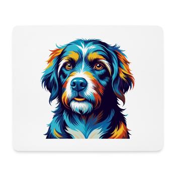 Austrian Brandlbracke Dog Breed Cartoon Kawaii - Mouse Pad (horizontal) - white - Front