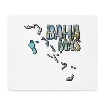 Watercolor Map Bahamas - Mouse Pad (horizontal) - white - Front