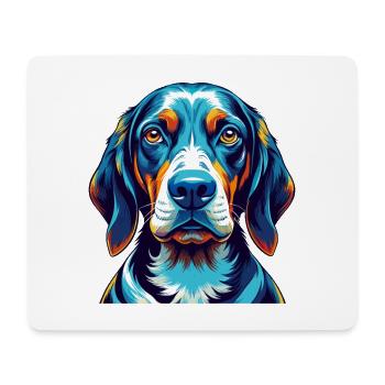 Southern Hound Hunderasse Bunte Karikatur Kawaii - Mousepad (Querformat) - Weiß - Vorne