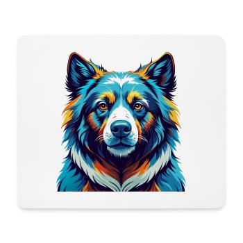Tahltan Bear Dog Breed Colorful Cartoon Kawaii - Mouse Pad (horizontal) - white - Front