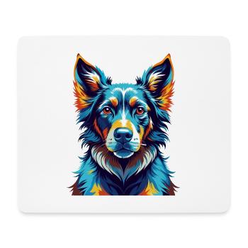 Telomian Dog Breed Colorful Cartoon Kawaii - Mouse Pad (horizontal) - white - Front