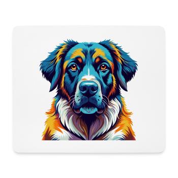 Anatolian Shepherd Dog Breed Cartoon Kawaii - Mouse Pad (horizontal) - white - Front