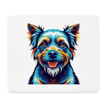 Berger De Beauce Dog Breed Colorful Cartoon Kawaii - Mouse Pad (horizontal) - white - Front
