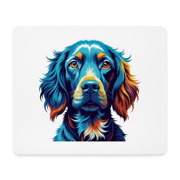 Boykin Spaniel Chien Race Coloré Dessin Animé Kawaii - Tapis de souris (format paysage) - blanc - Devant
