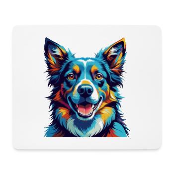 Garafian Shepherd Dog Breed Cartoon Kawaii - Mouse Pad (horizontal) - white - Front