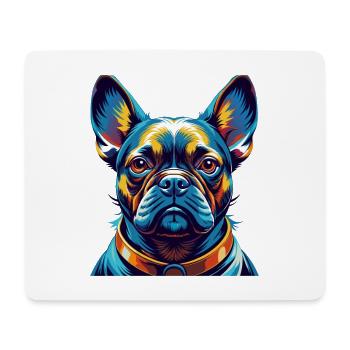Braque Français Hunderasse Bunte Karikatur Kawaii - Mousepad (Querformat) - Weiß - Vorne