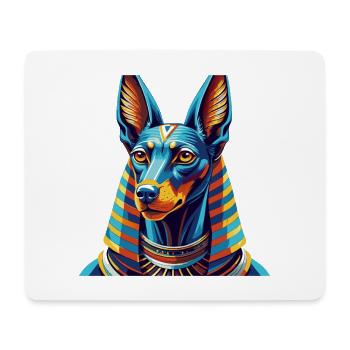 Pharaoh Hound Dog Breed Colorful Cartoon Kawaii - Mouse Pad (horizontal) - white - Front