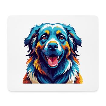 Polish Sheepdog Breed Cartoon Kawaii - Mouse Pad (horizontal) - white - Front