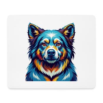 Tahltan Bear Dog Breed Colorful Cartoon Kawaii - Mouse Pad (horizontal) - white - Front