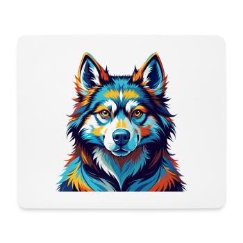 Seppala Siberian Sleddog Breed Cartoon Kawaii - Mouse Pad (horizontal) - white - Front