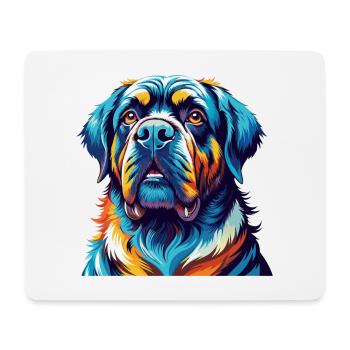 Transmontano Mastiff Hunderasse Karikatur Kawaii - Mousepad (Querformat) - Weiß - Vorne