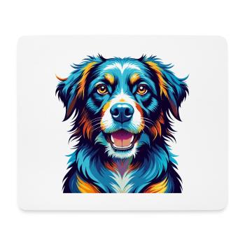 Saarlooswolfhond Dog Breed Colorful Cartoon Kawaii - Mouse Pad (horizontal) - white - Front