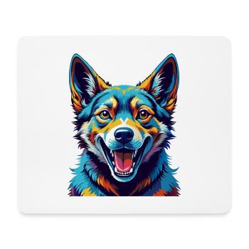 Neuguinea Singende Hunderasse Karikatur Kawaii - Mousepad (Querformat) - Weiß - Vorne