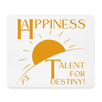 Happiness - Mouse Pad (horizontal) - white - Front