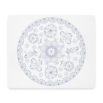Floral pattern - Mouse Pad (horizontal) - white - Front