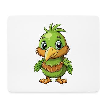Kiwi bird Cute Cartoon Character Kawaii Clipart - Mouse Pad (horizontal) - white - Front