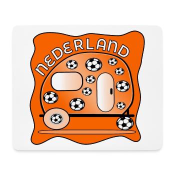 PAYS-BAS CAMPING FOOTBALL - Tapis de souris (format paysage) - blanc - Devant