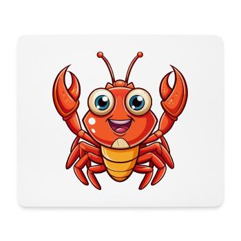 Craw Mignon Personnage De Dessin Animé Kawaii Clipart - Tapis de souris (format paysage) - blanc - Devant