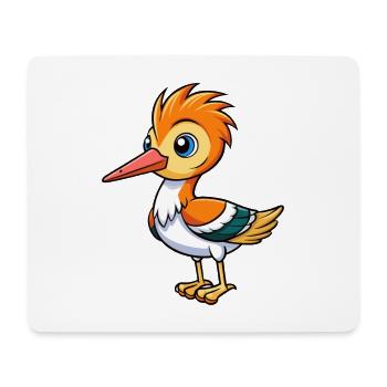 Avocet Cute Cartoon Character Kawaii Clipart - Mouse Pad (horizontal) - white - Front