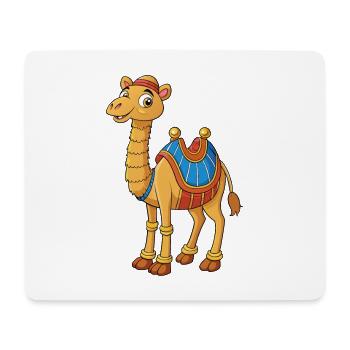 Camel Cute Cartoon Character Kawaii Clipart - Mouse Pad (horizontal) - white - Front
