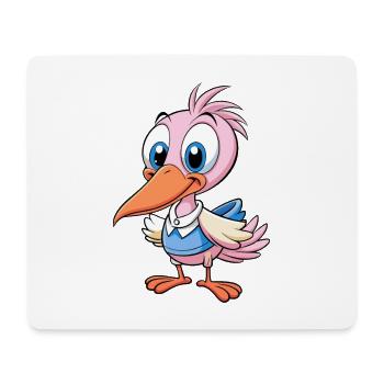 Spatule mignon personnage de dessin animé Kawaii Clipart - Tapis de souris (format paysage) - blanc - Devant