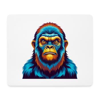 BigFoot coloré Kawaii Dessin animé Personnage Clipart - Tapis de souris (format paysage) - blanc - Devant