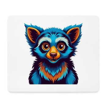 Aye Aye Bunte Kawaii Cartoon Figur Clipart - Mousepad (Querformat) - Weiß - Vorne