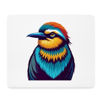 Bienenfresser Bunte Kawaii Cartoon Figur Haustier - Mousepad (Querformat) - Weiß - Vorne