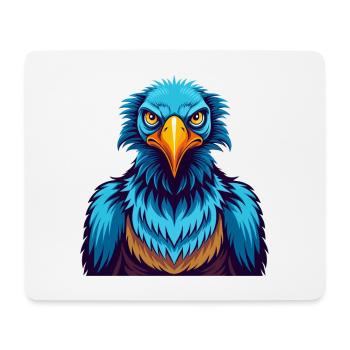 Vulture Coloré Kawaii Dessin Animé Personnage Clipart - Tapis de souris (format paysage) - blanc - Devant