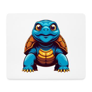 Schildkröte Bunte Kawaii Cartoon Figur Clipart - Mousepad (Querformat) - Weiß - Vorne