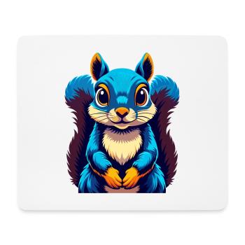 Eichhörnchen Bunte Kawaii Cartoon Figur Clipart - Mousepad (Querformat) - Weiß - Vorne