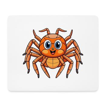 Spinne Niedliche Zeichentrickfigur Kawaii Clipart - Mousepad (Querformat) - Weiß - Vorne
