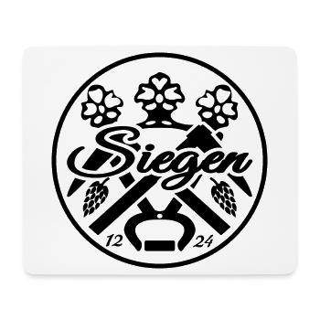 Siegen im Siegerland, 800 Jahre, regionale Motive - Mousepad (Querformat) - Weiß - Vorne