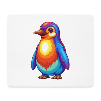 Pinguin Bunte Kawaii Cartoon Figur Clipart - Mousepad (Querformat) - Weiß - Vorne