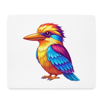 Kookaburra Buntes Kawaii Cartoon Meerestier - Mousepad (Querformat) - Weiß - Vorne