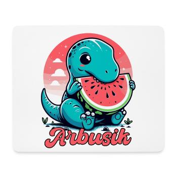Süßer T-Rex Wassermelone Arbusik Geschenk - Mousepad (Querformat) - Weiß - Vorne