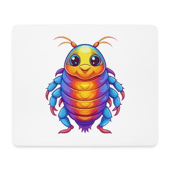 Seelaus buntes Kawaii Cartoon Meerestier - Mousepad (Querformat) - Weiß - Vorne