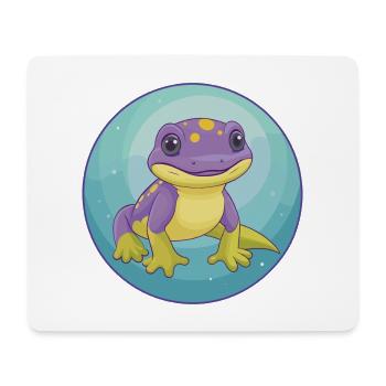 Salamander Niedliche Kawaii Cartoon Clipart Tier Haustier - Mousepad (Querformat) - Weiß - Vorne